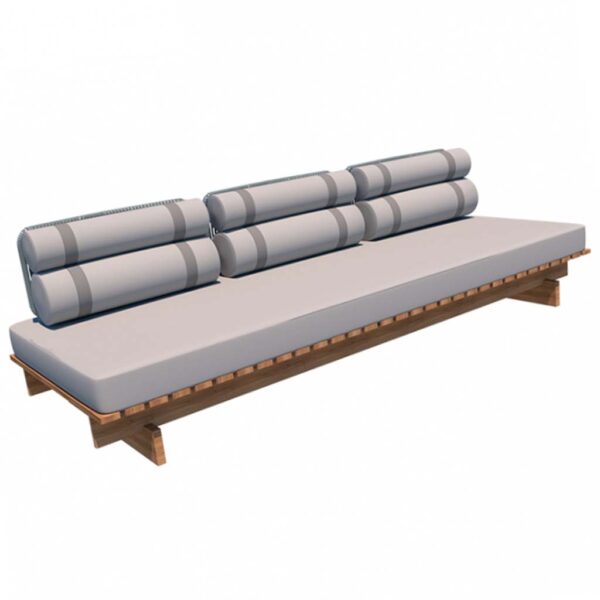 Danubio Sofa 95.2"L - Armless/Rolls Pillows
