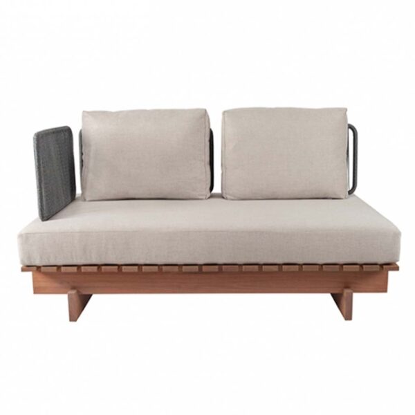 Danubio Sectional Sofa 57.8"L - Left Arm/simple Pillows