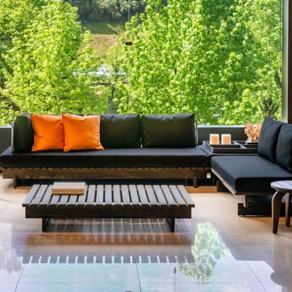 Danubio Sectional Sofa 95.2"L - Left Arm/simple Pillows
